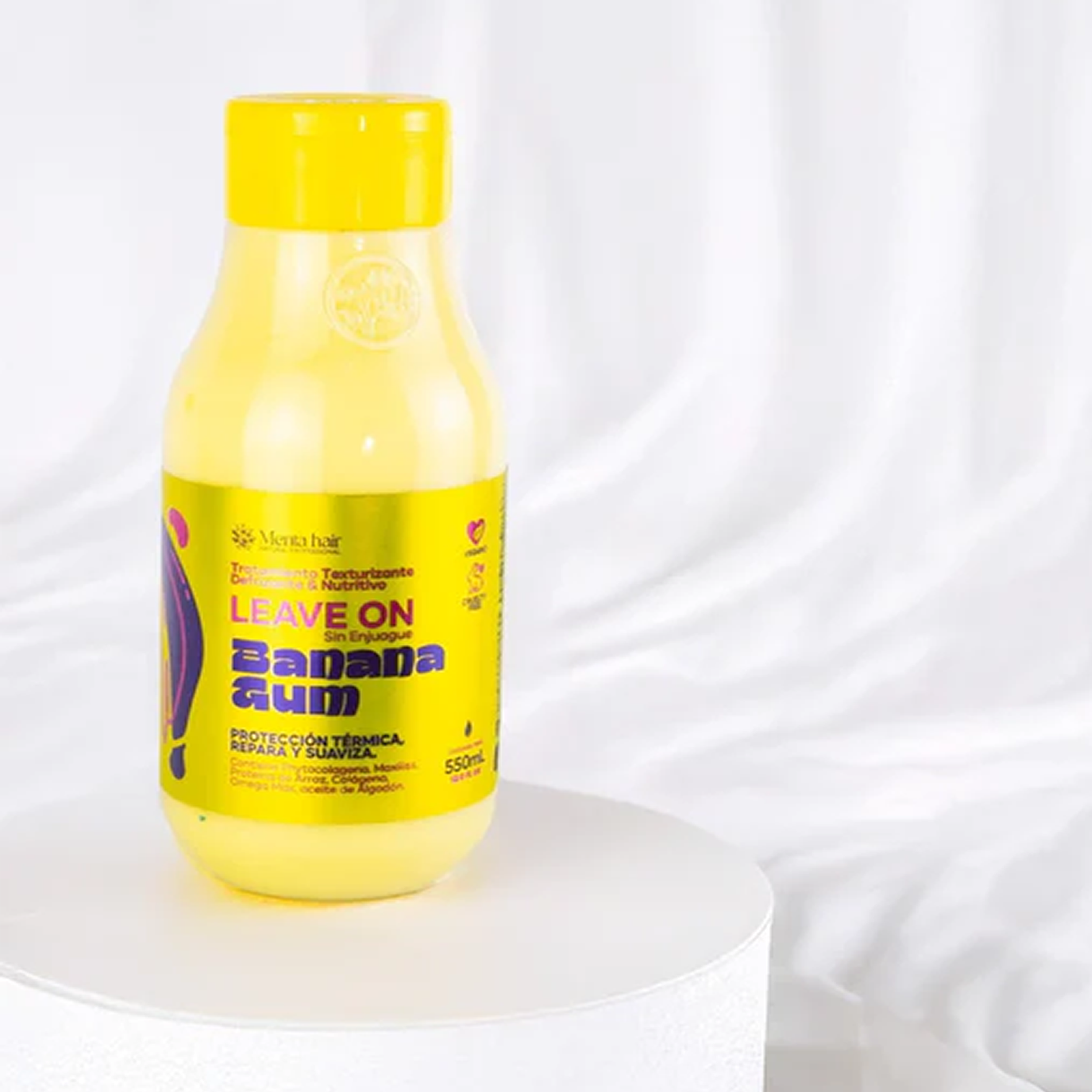 CREMA DE PEINAR LEAVEN ON-BANANA GUM