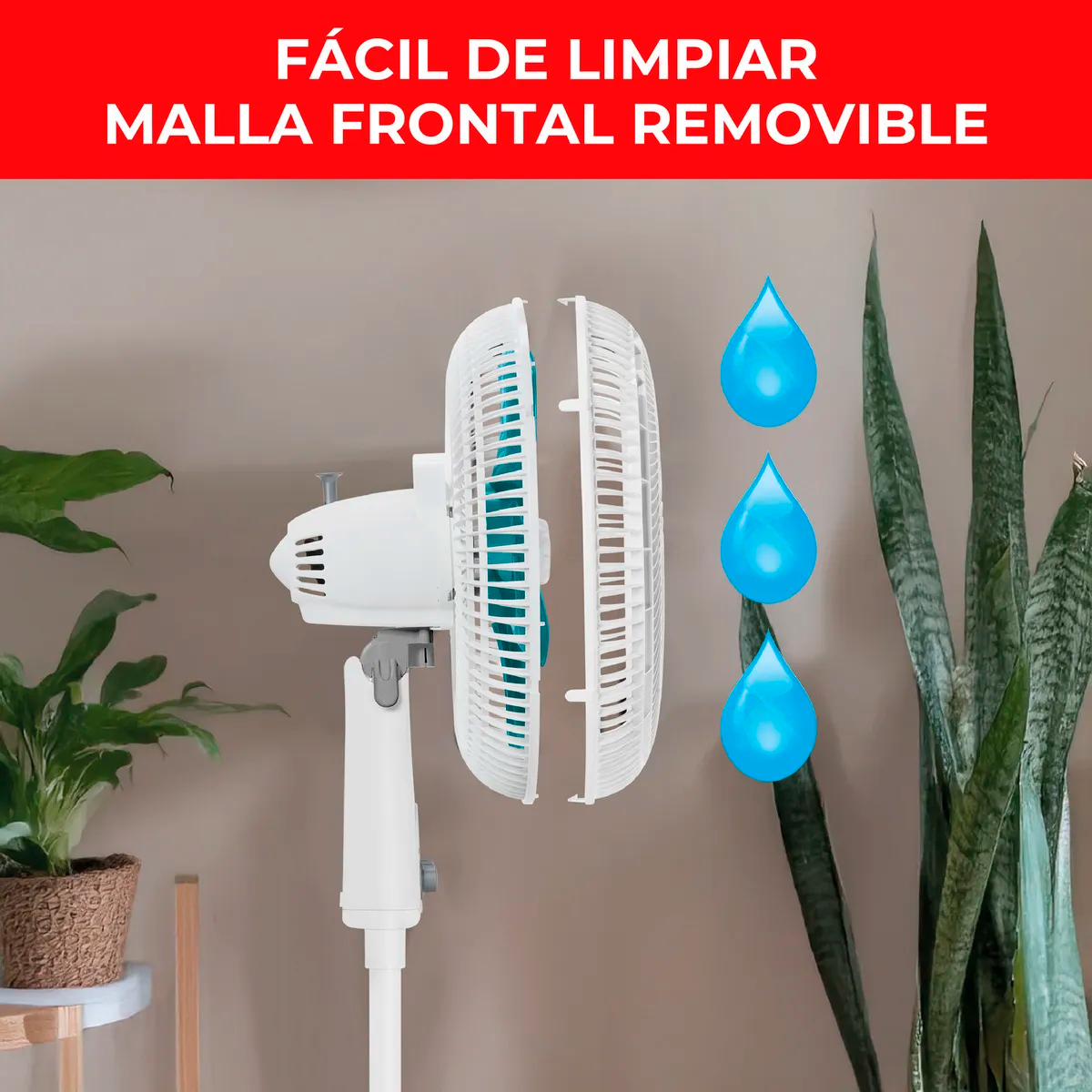 VENTILADOR AIR MAXX BL/AZ 16" PEDESTAL 4