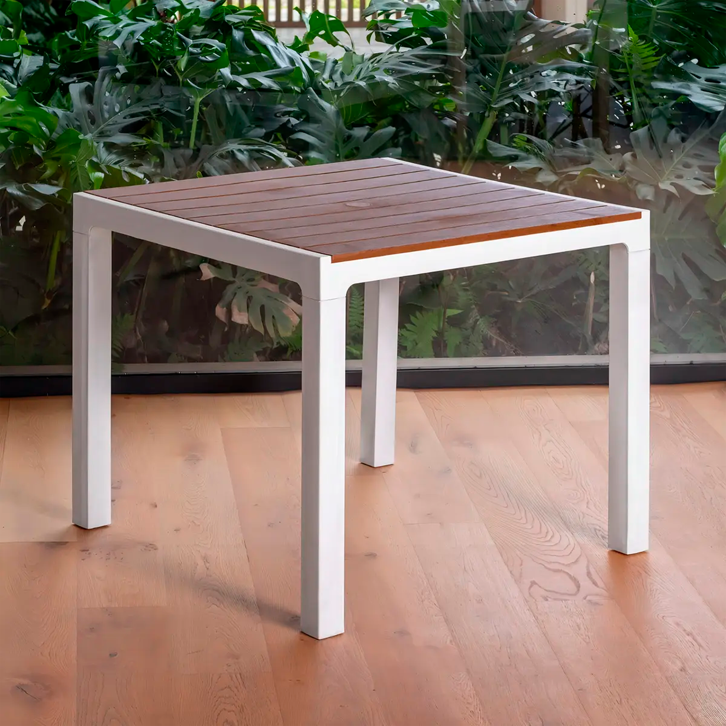 MESA MADEIRA CUADRADA CARAMELO MQ