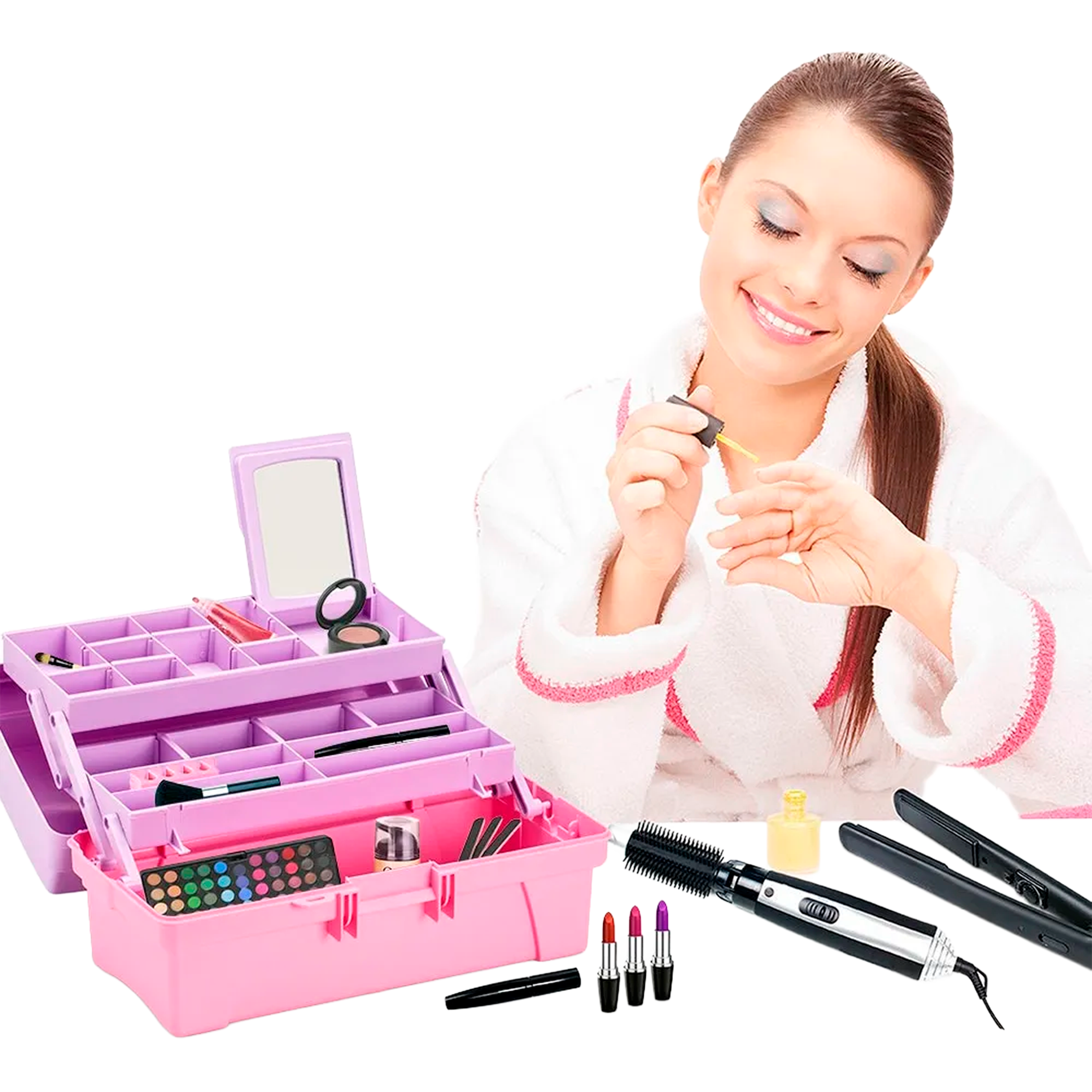 CAJA VANITY 14" ROS/LILA RIMAX II