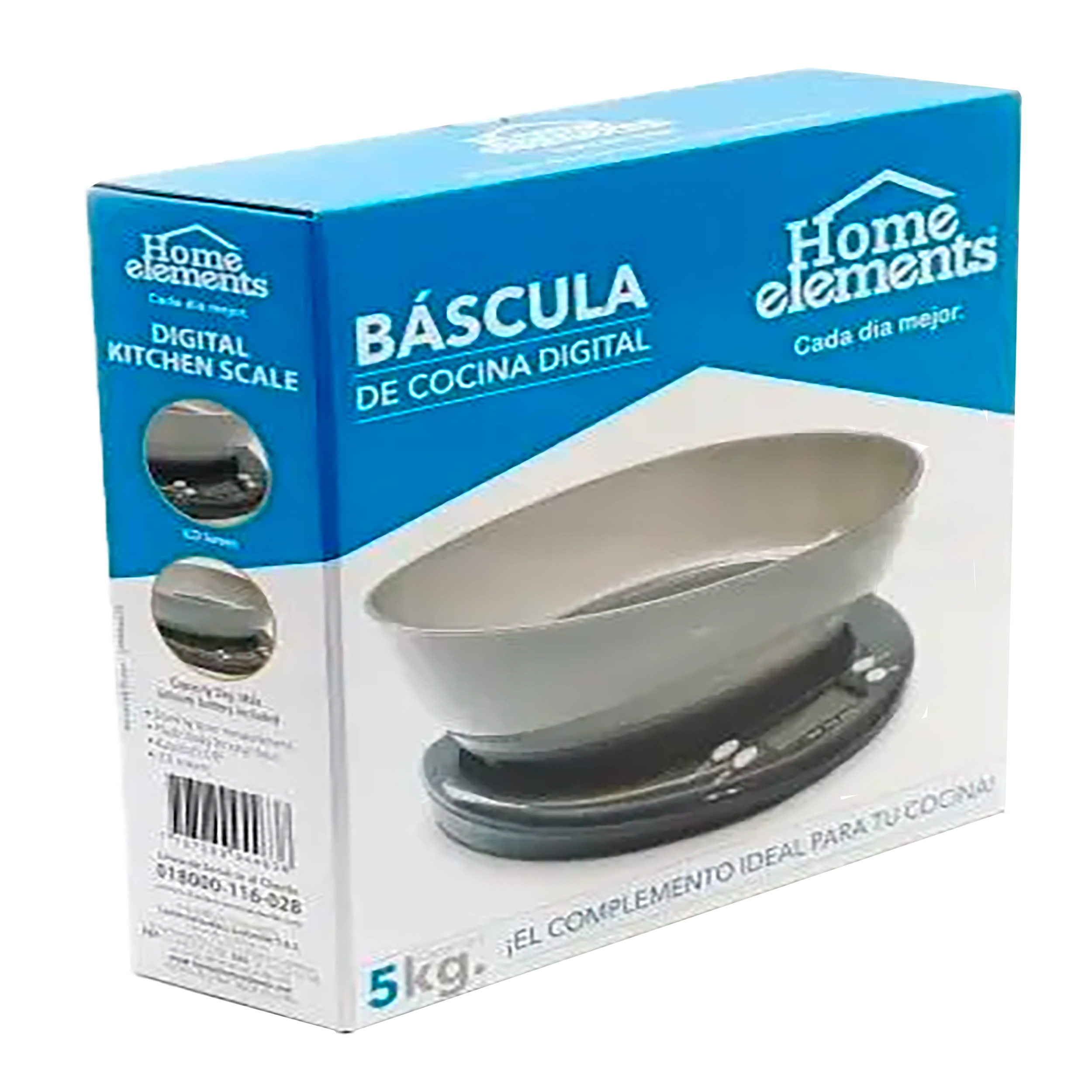 BASCULA DE COCINA DIGITAL 5K MODHEJY-301