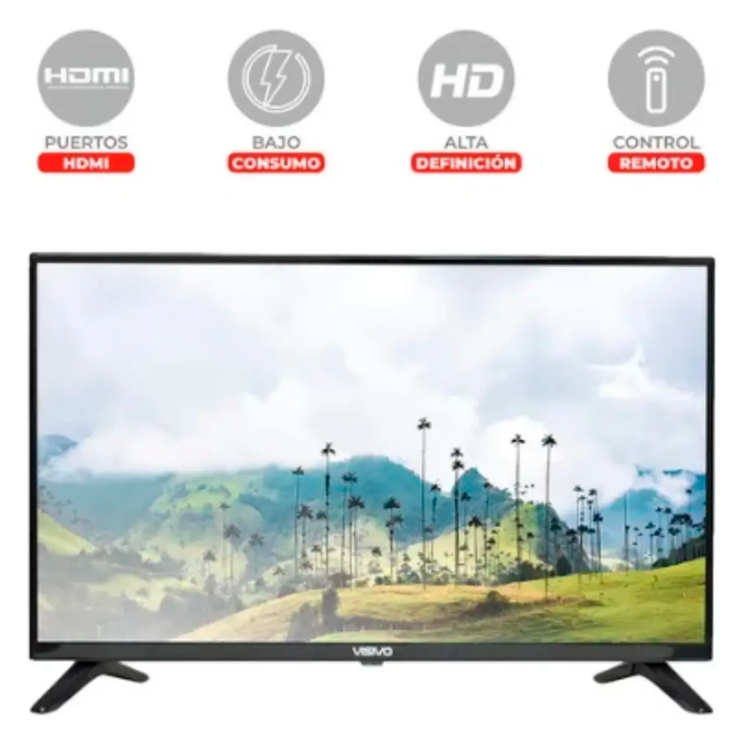 TV 32" LED DIGITAL 110V/12V D61 VISIVO