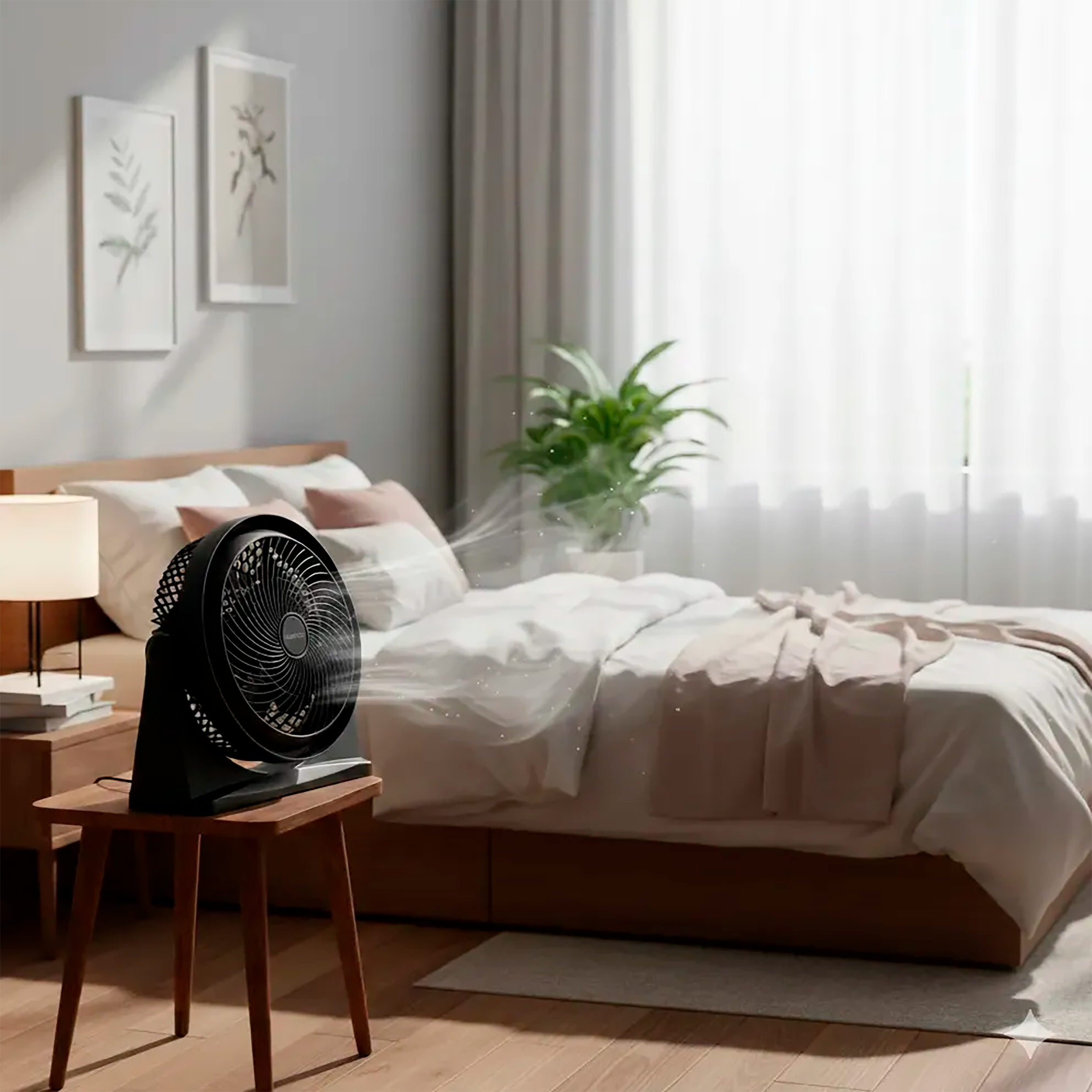 VENTILADOR MESA 8 MP NEGRO