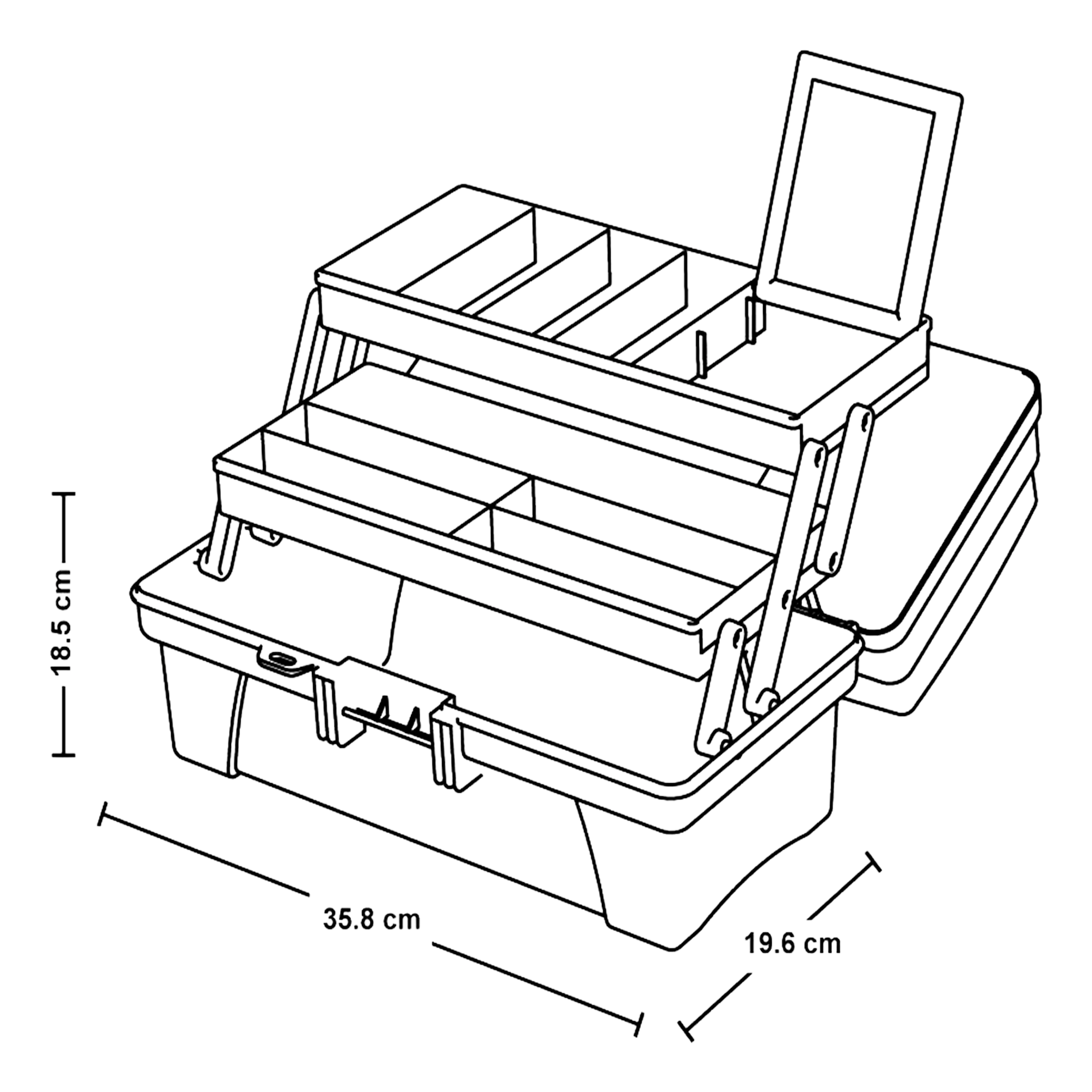 CAJA VANITY 14" ROS/LILA RIMAX II