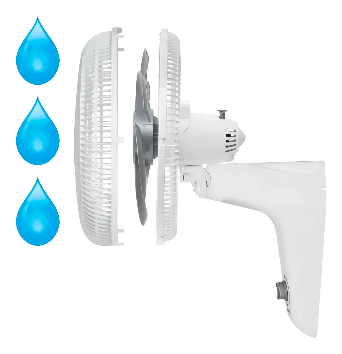 VENTILADOR SIL FOR MAXX 18 PARED BL SAMU