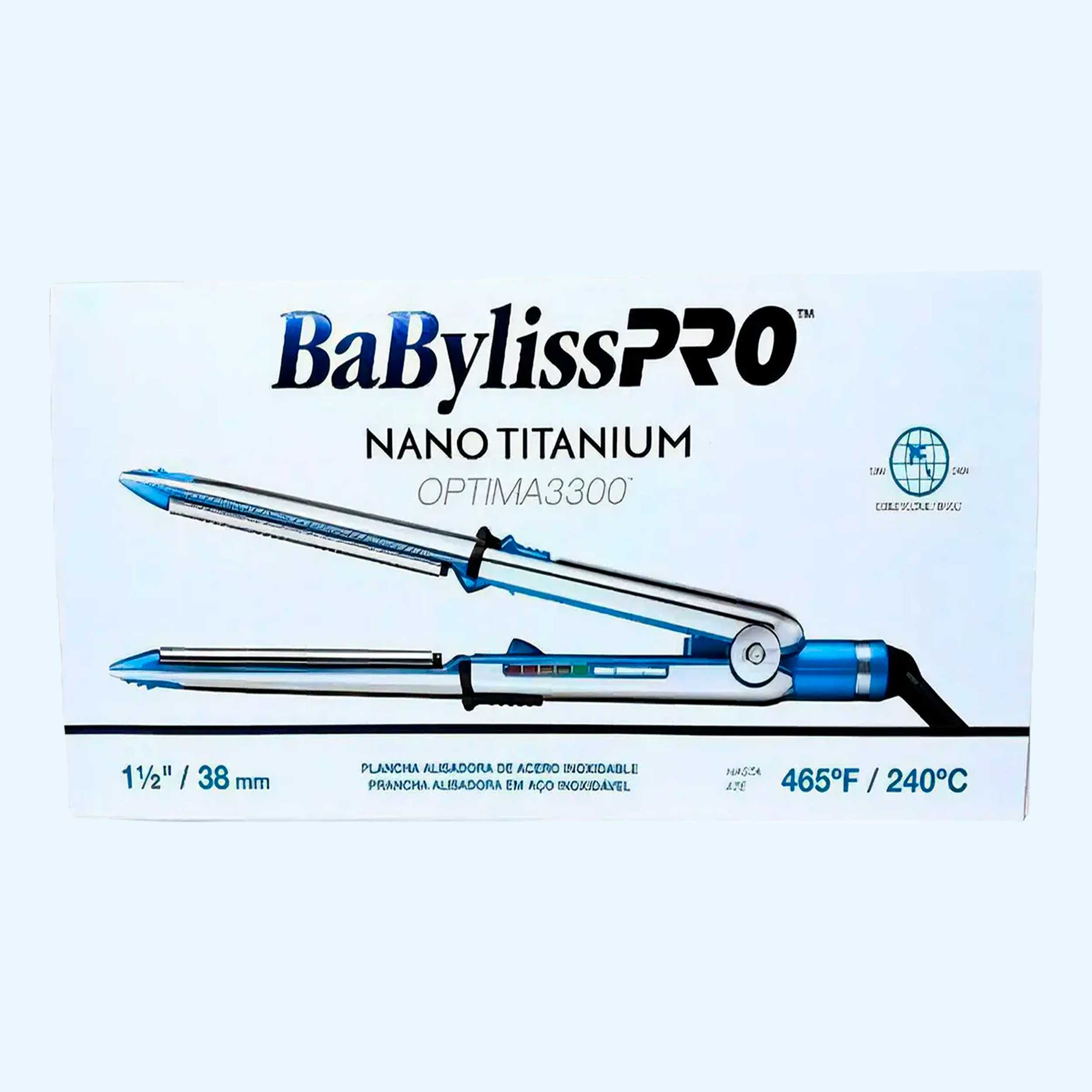 PLANCHA NANO TITANIUM OPTIMA 33300 AZTL