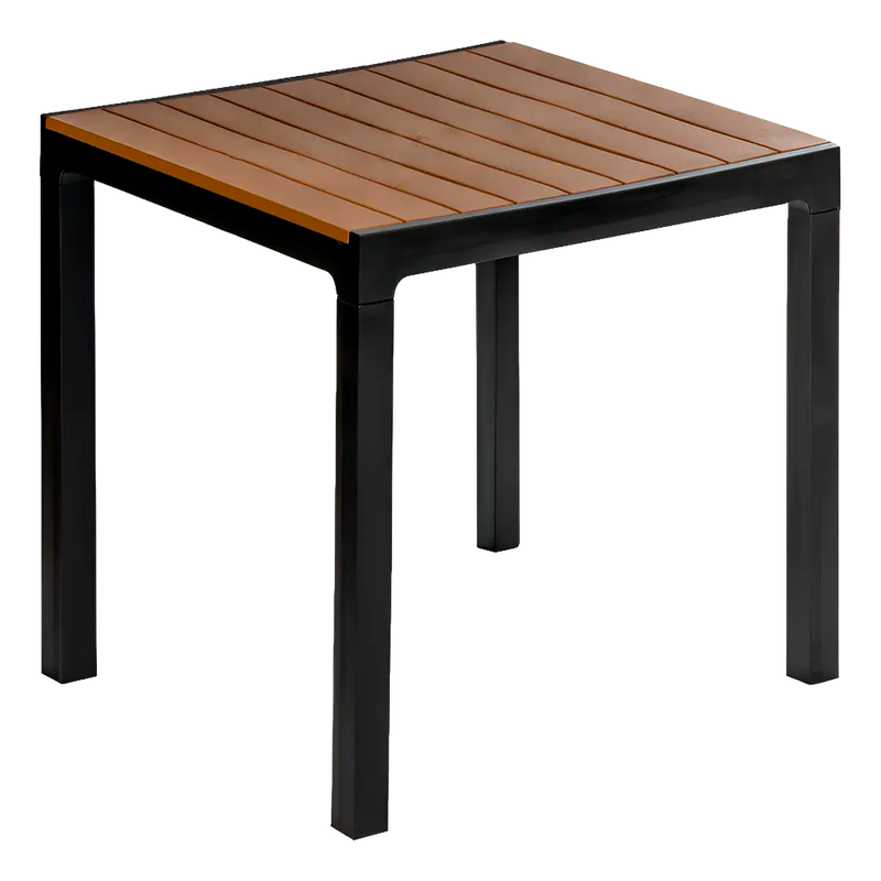 MESA MADEIRA CUADRADA TABACO MQ