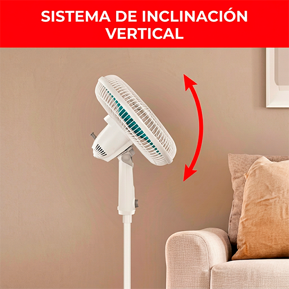 VENTILADOR AIR MAXX BL/AZ 16" PEDESTAL 4