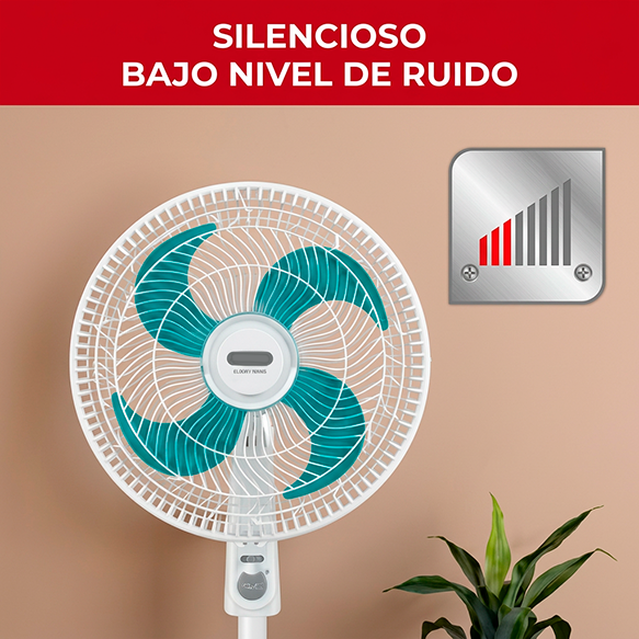 VENTILADOR AIR MAXX BL/AZ 16" PEDESTAL 4