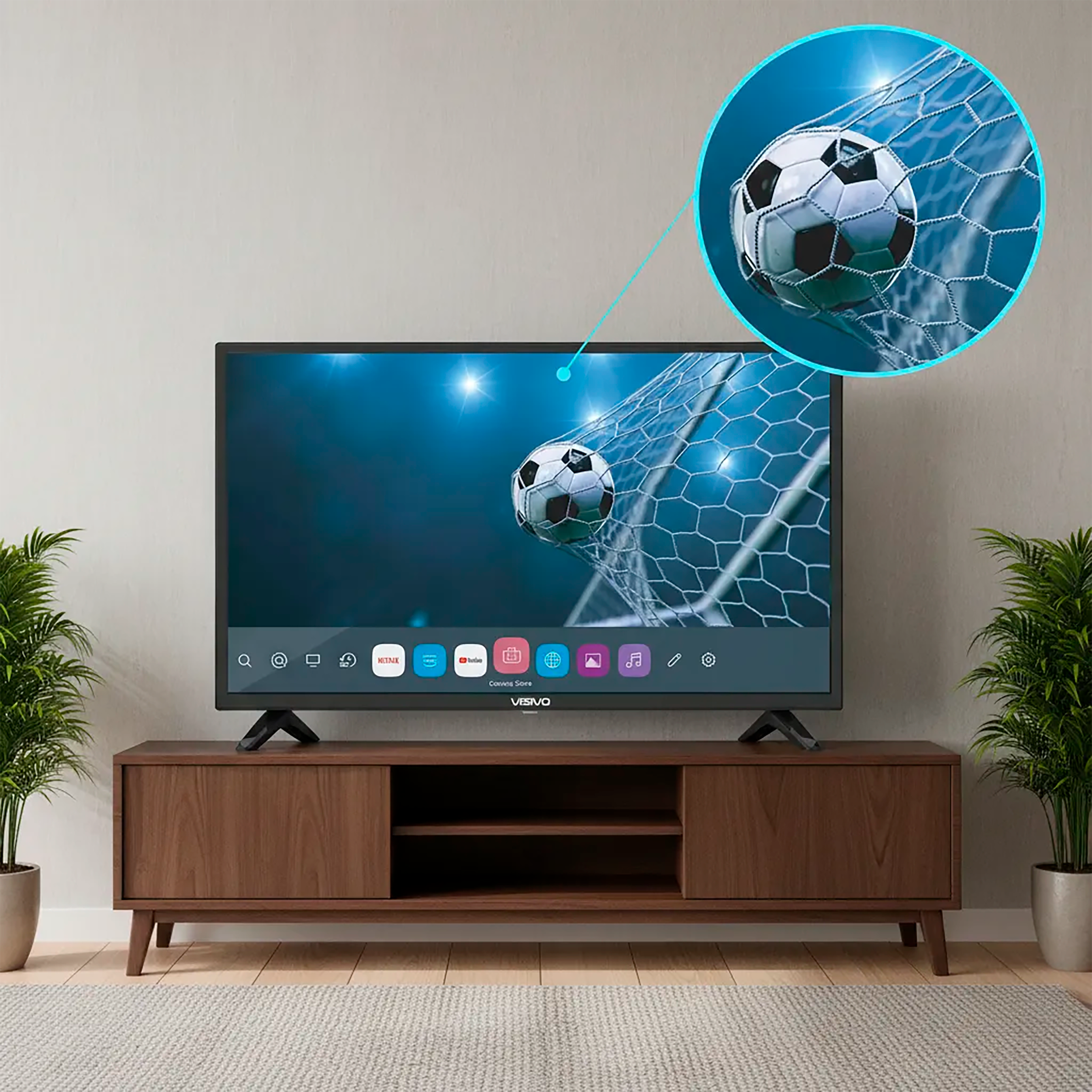 TELEVISOR 32'' LED VISIVO SMART