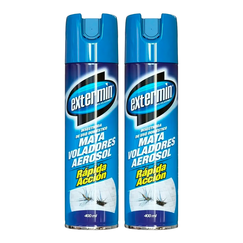 INSECTICIDA  AEROSOL MATAVOLADORES X2 400ML