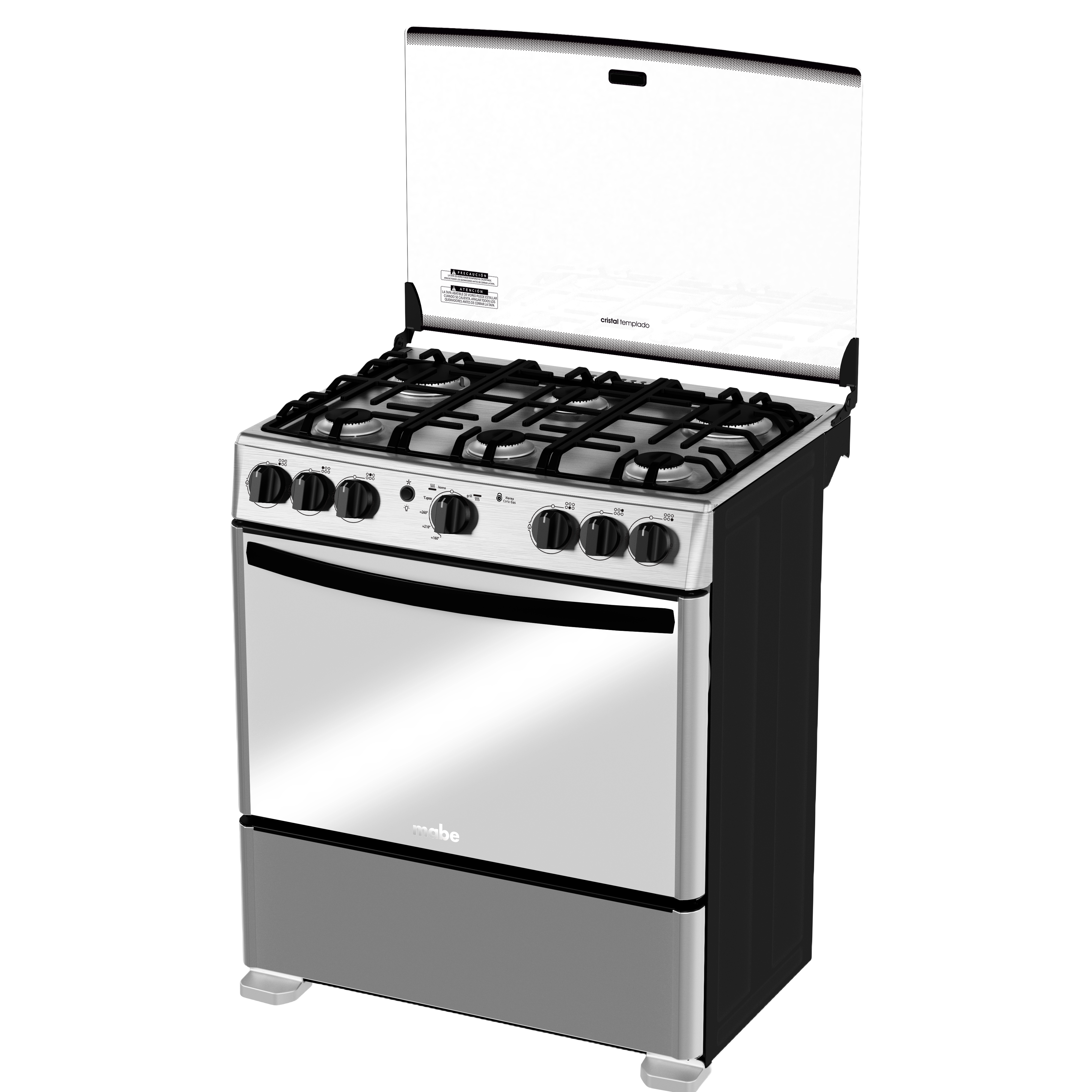 COCINA 76CM INOX GAS MABE