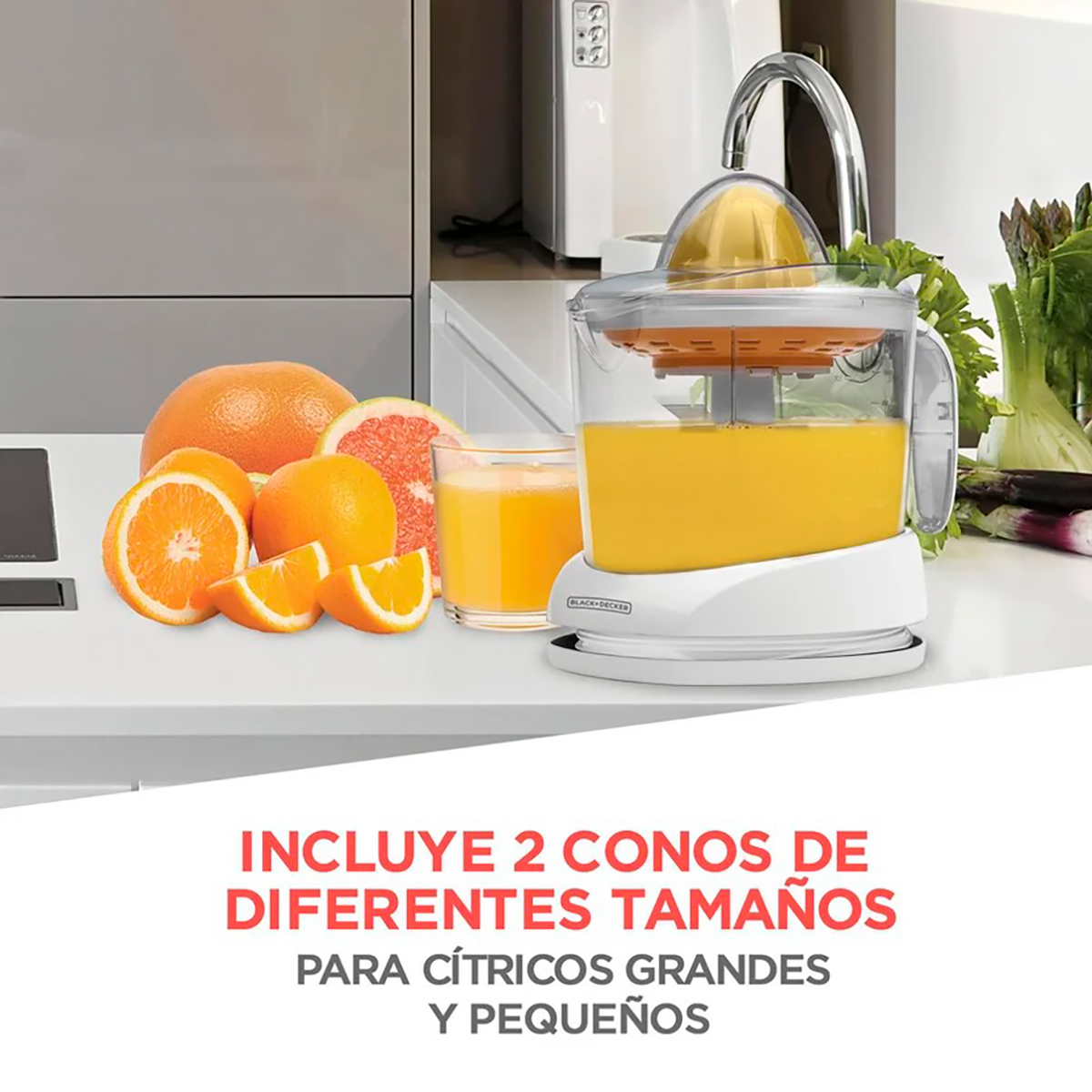 EXPRIMIDOR DE CITRICOS 32OZ BCO DOBLE CO