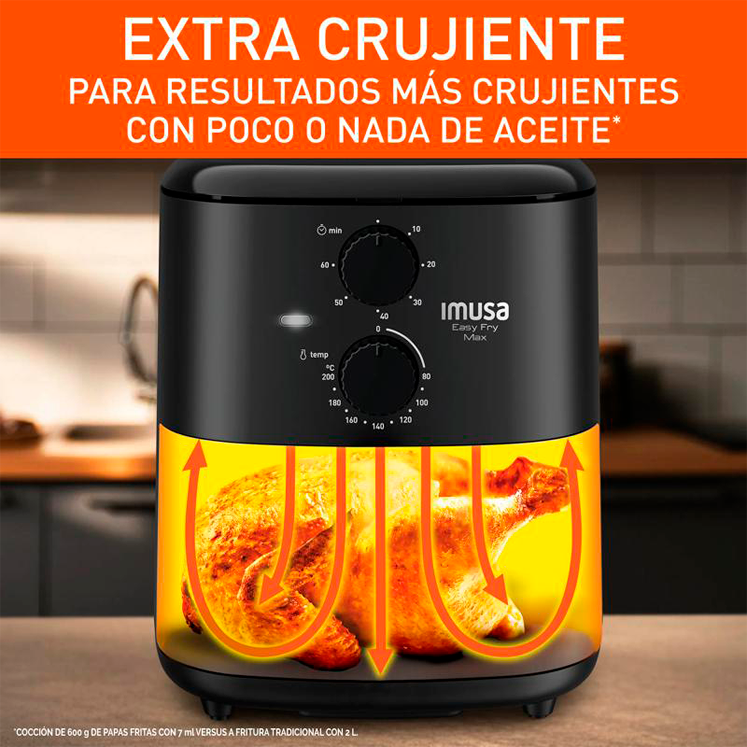 FREIDORA EASY FRY MAX 5L MEC INOX NG CO
