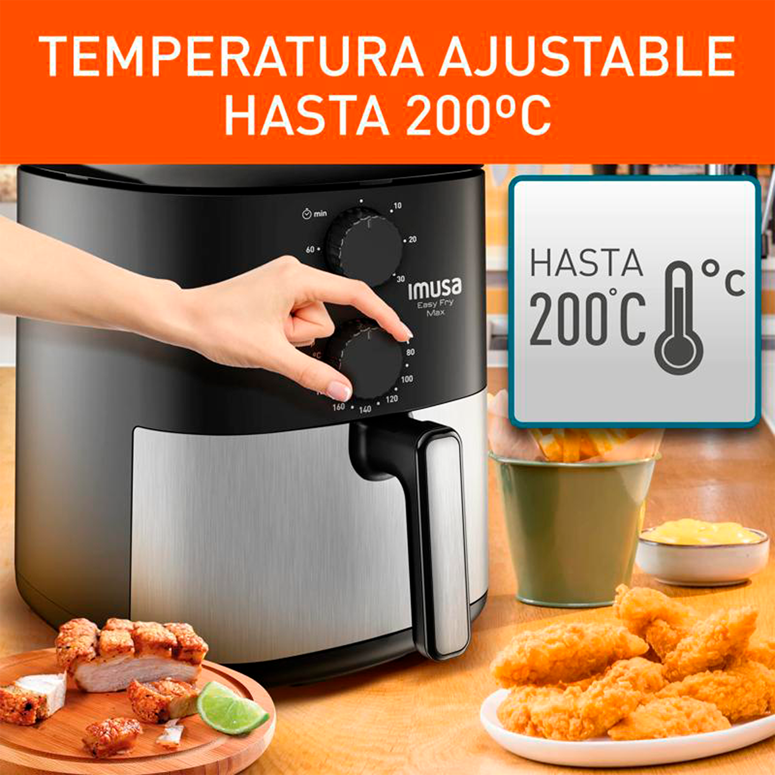 FREIDORA EASY FRY MAX 5L MEC INOX NG CO
