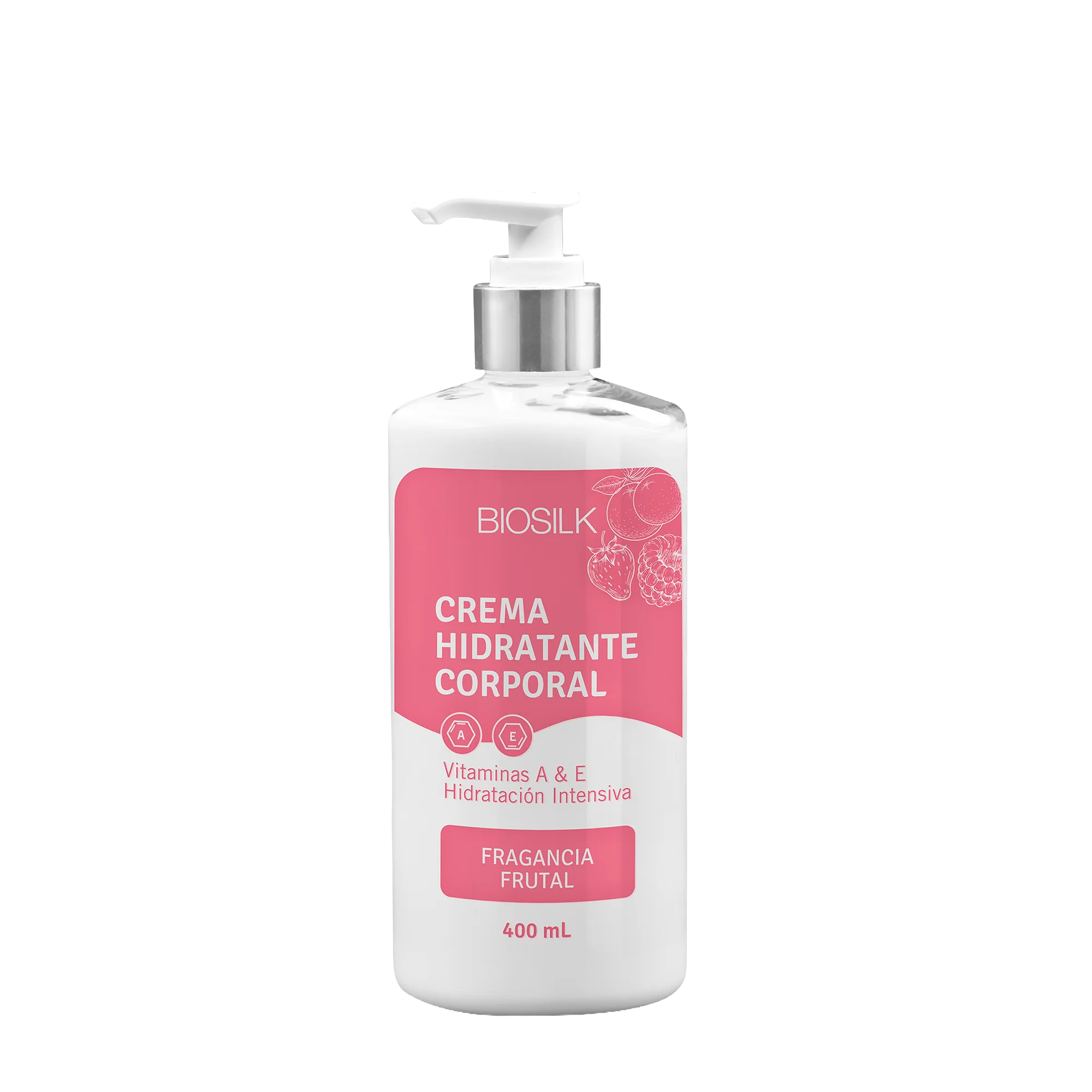CREMA MANOS Y CUERPO VITAMINA A & E FRUTAL BIOSILK