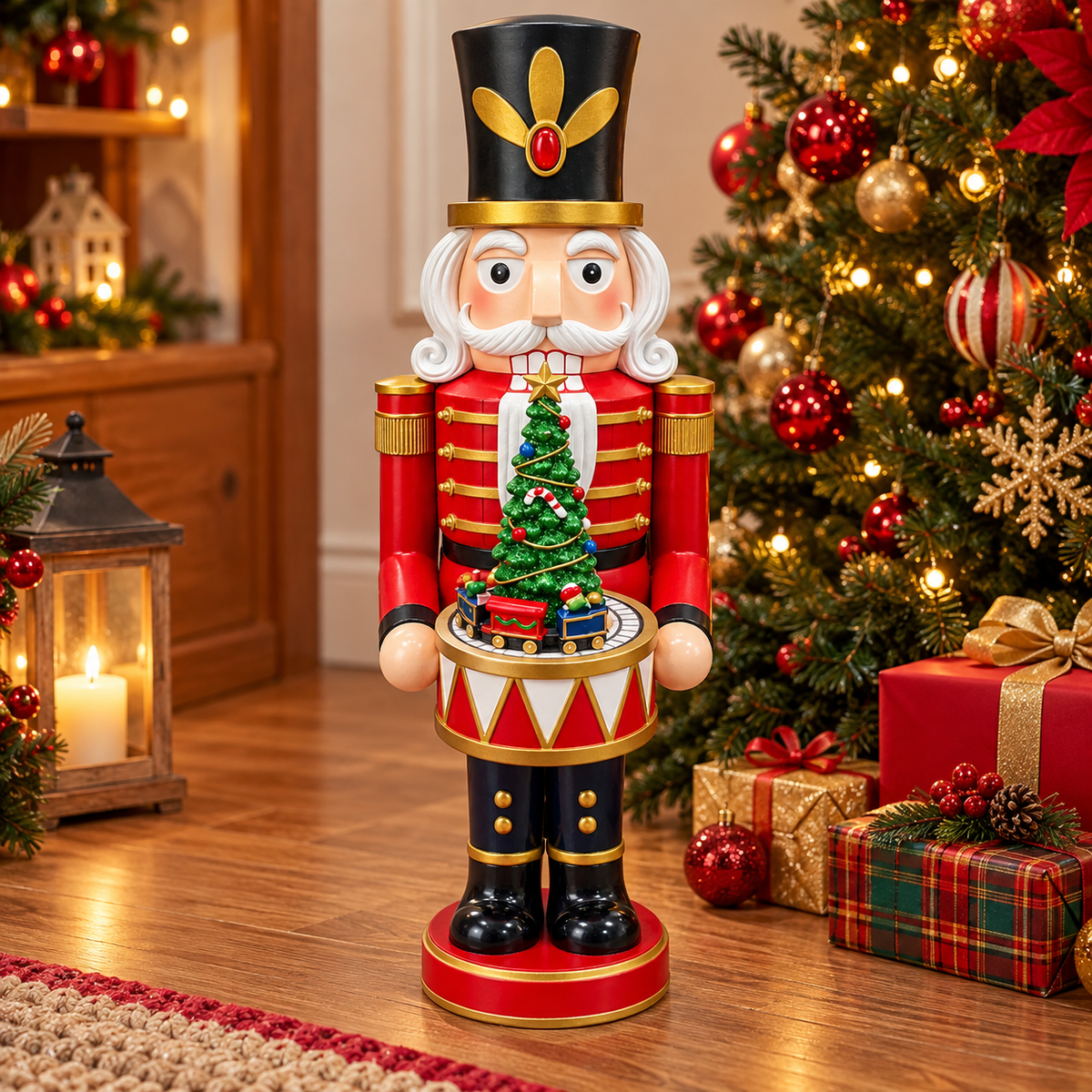 Cascanueces Navideño HBC 17,5 × 15 × 47 cm – Ref. H571