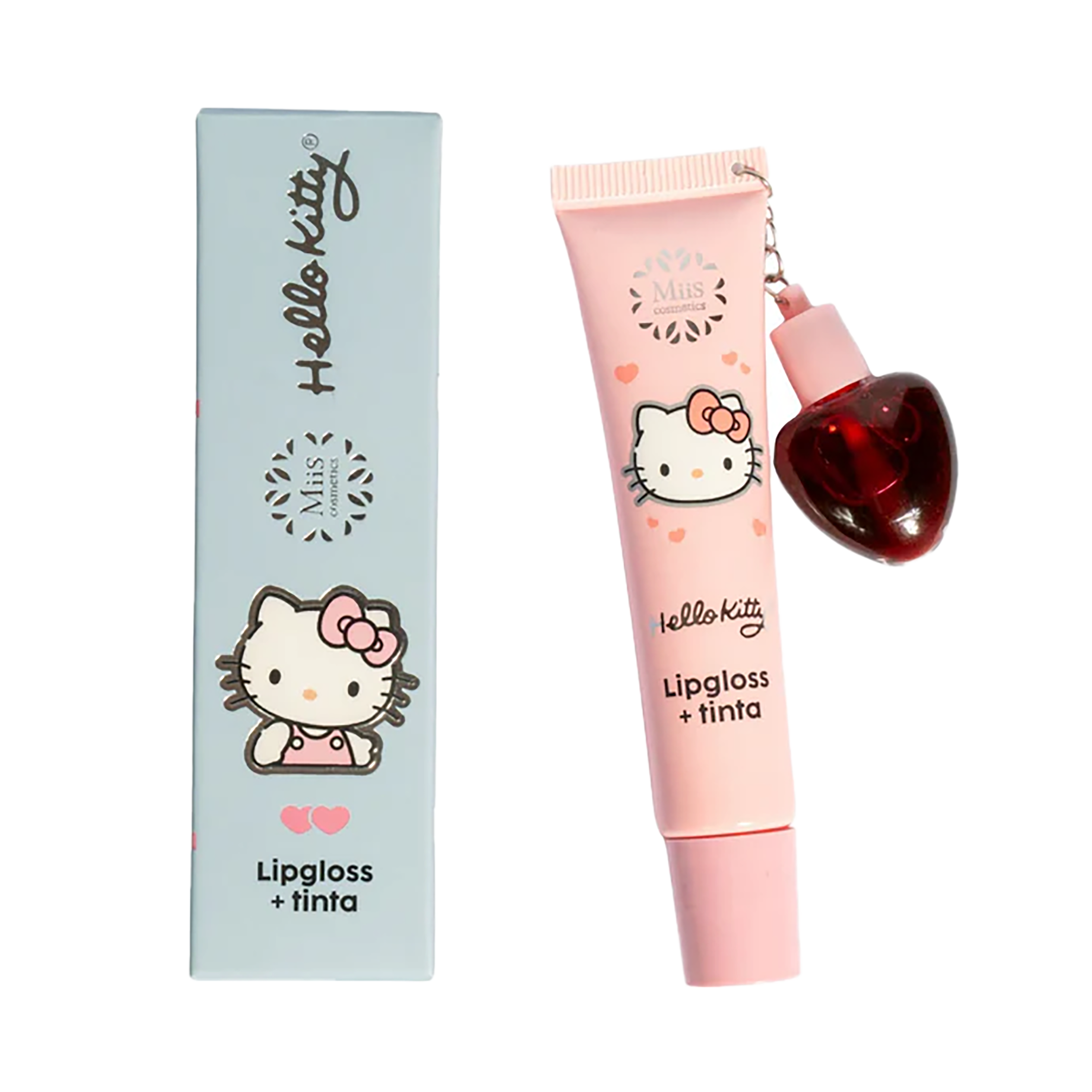 LIP GLOSS+TINTA HELLO KITTY MIIS COSMETICS