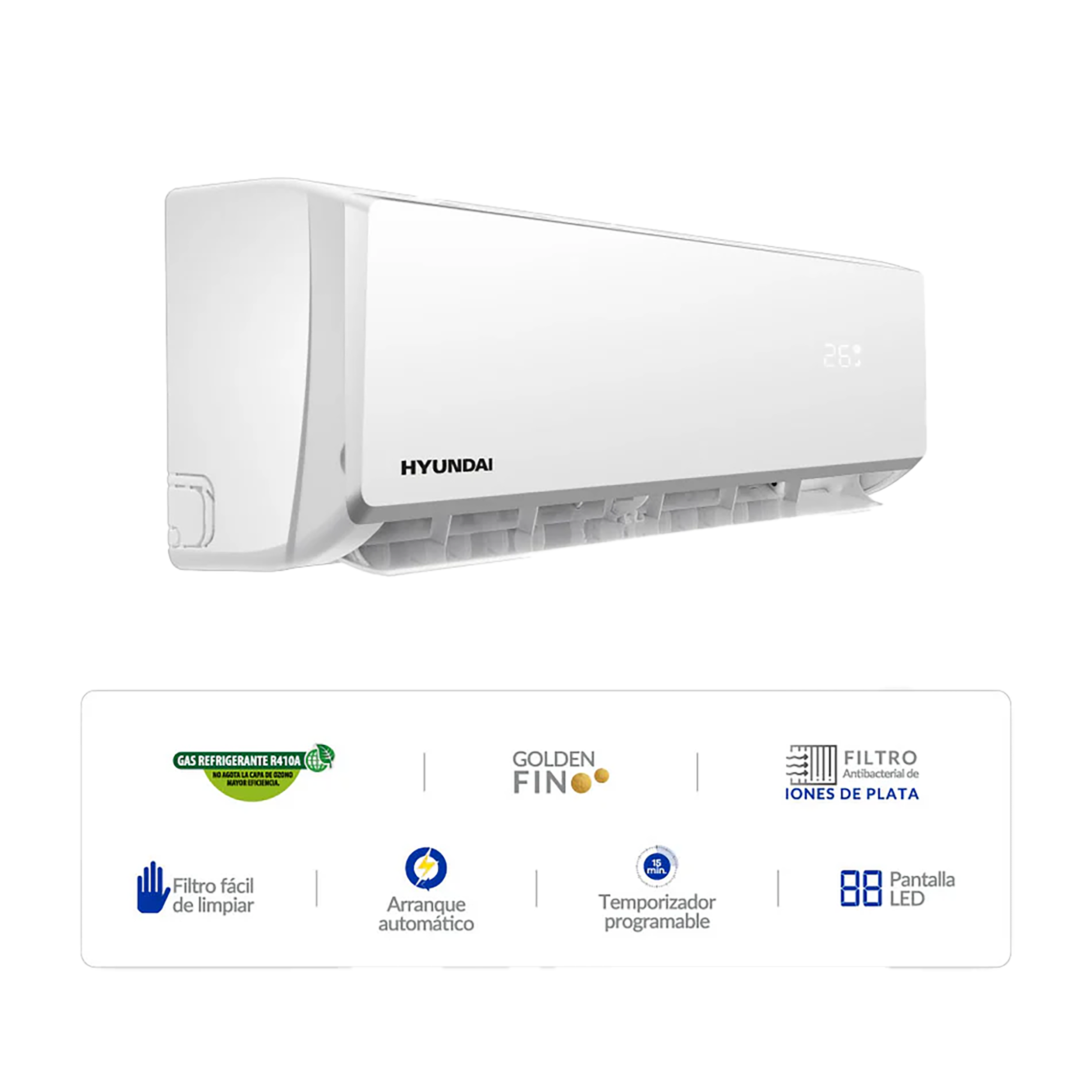 AIRE ACONDICIONADO INV 12000 BTU HYUNDAI
