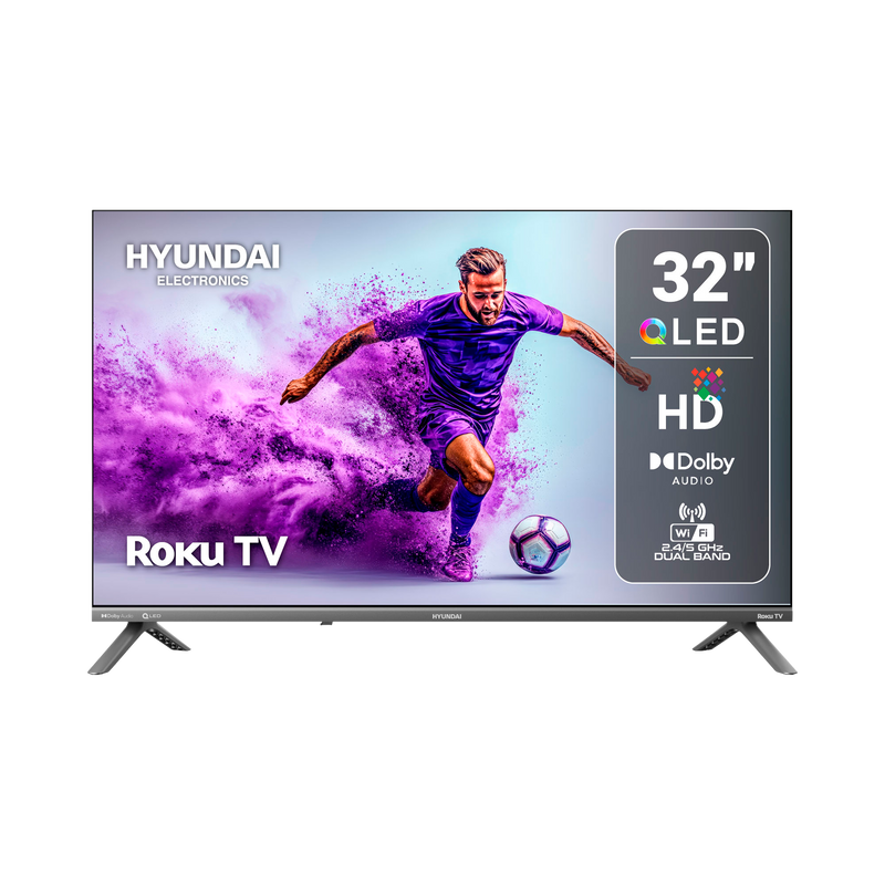 TV 32" QLED SMART ROKU HYUNDAI