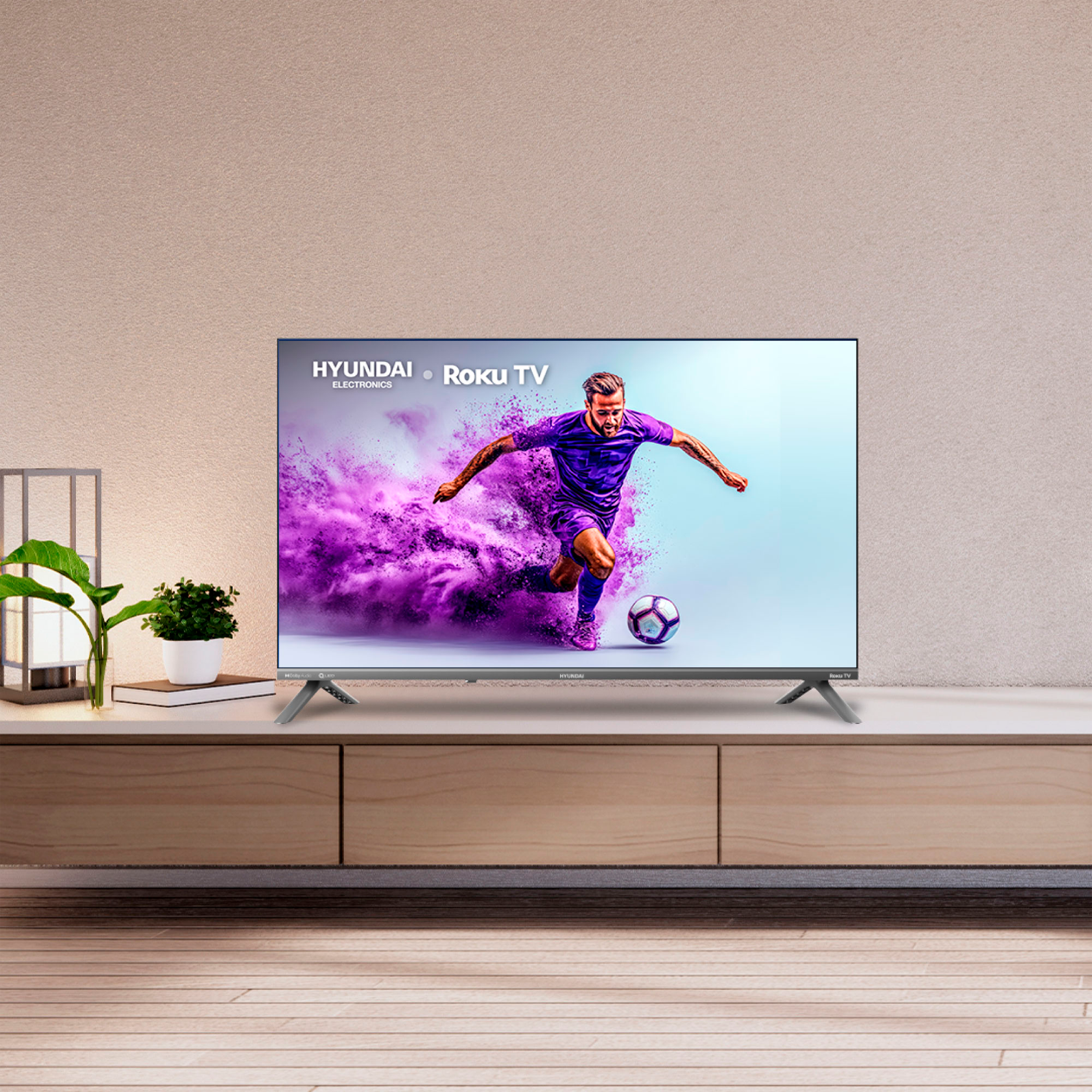 TV 32" QLED SMART ROKU HYUNDAI