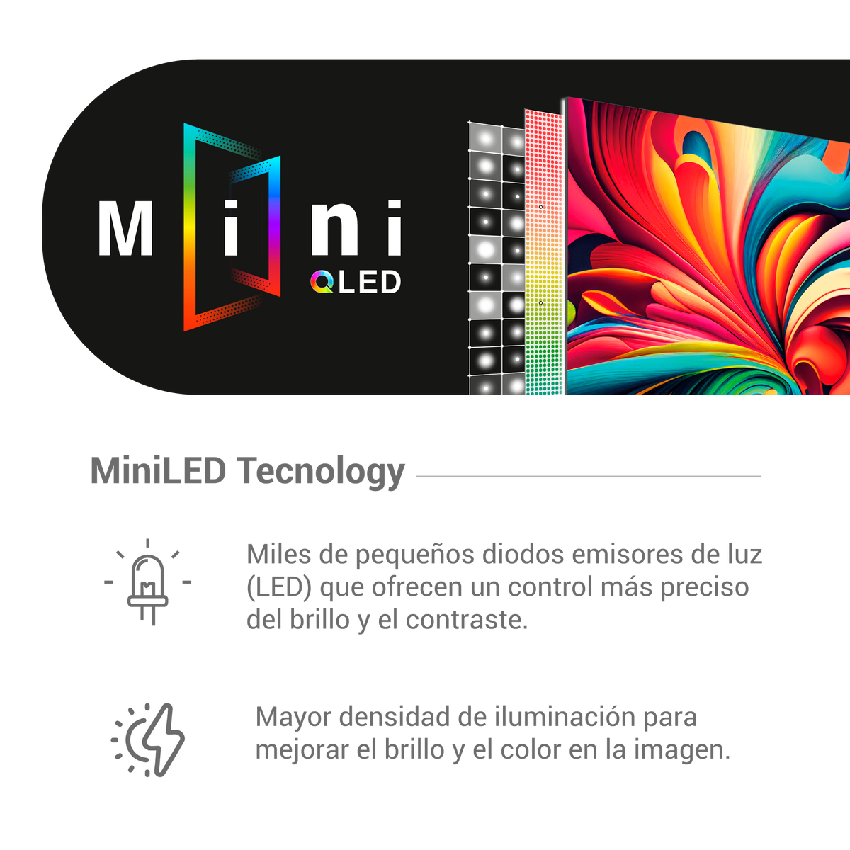 TV 55" MINI LED SMART HYLED5530QMG