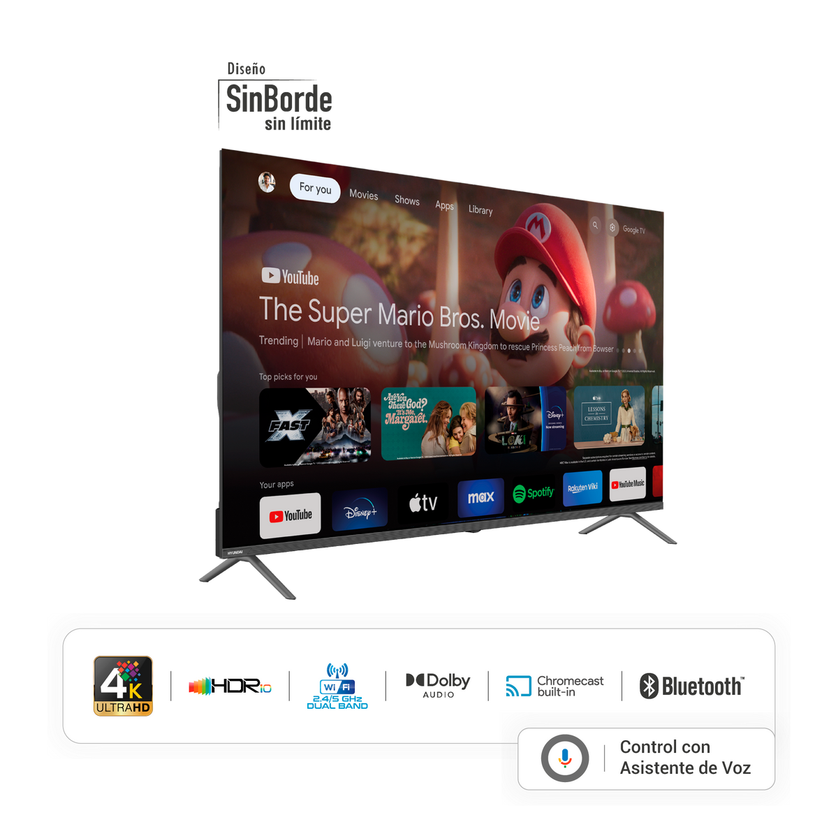 TV 55" MINI LED SMART HYLED5530QMG