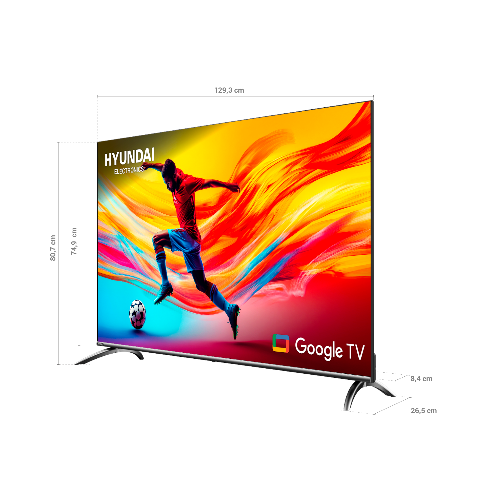 TV 58" LED HUYNDAI SMART DIGITAL/GOOGLE