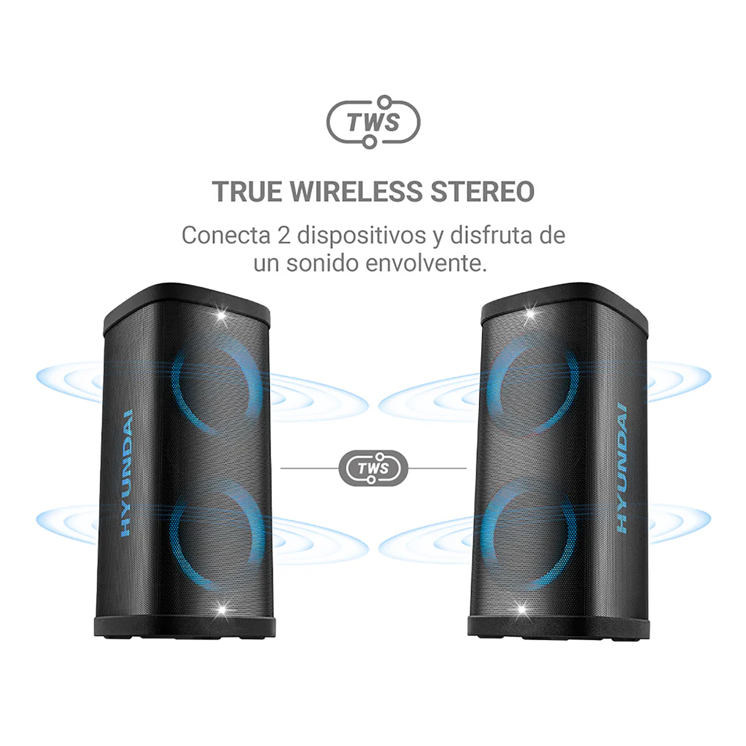 Parlante Hyundai HYSPBT729 / 150 Watts RMS