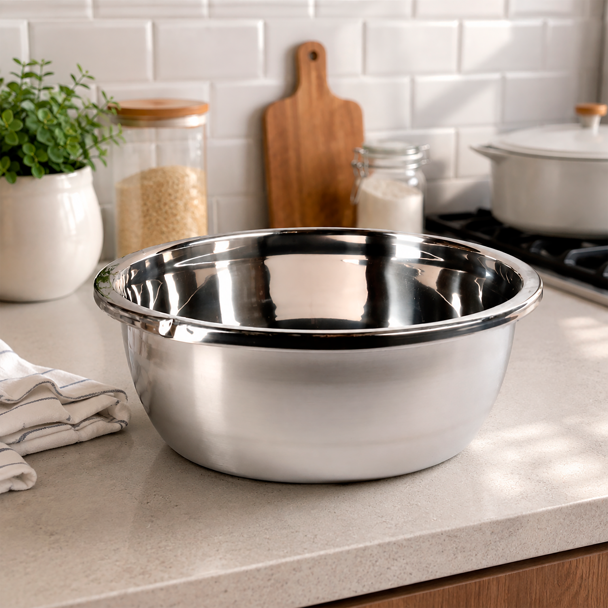 BOWL 40CM ACERO INOX ALUMAR
