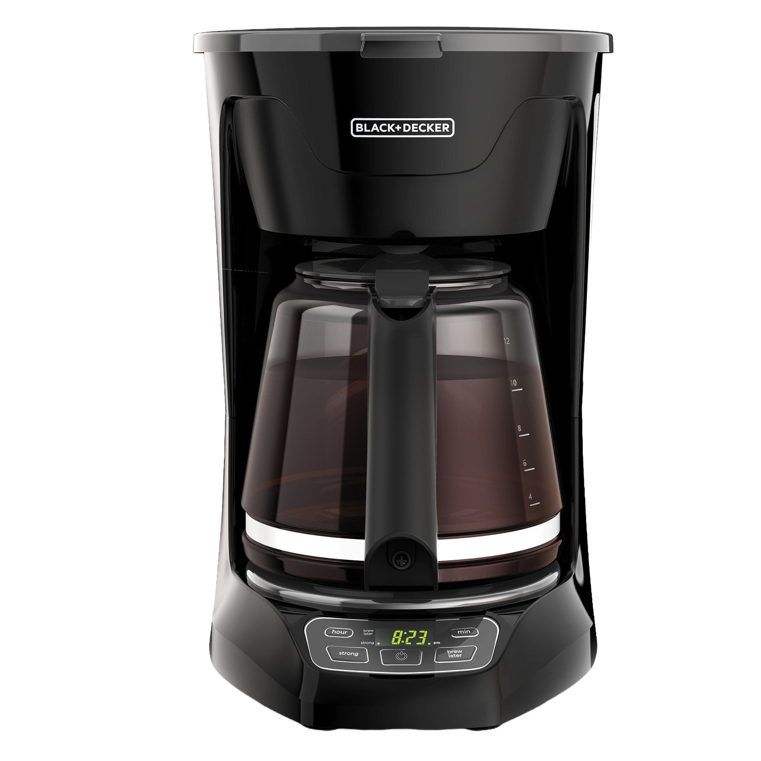 CAFETERA 12TZ JARRA DE VIDRIO BLACK-DECK