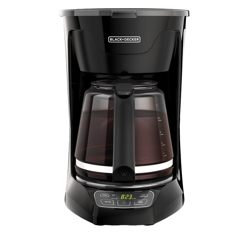 CAFETERA 12TZ JARRA DE VIDRIO BLACK-DECK