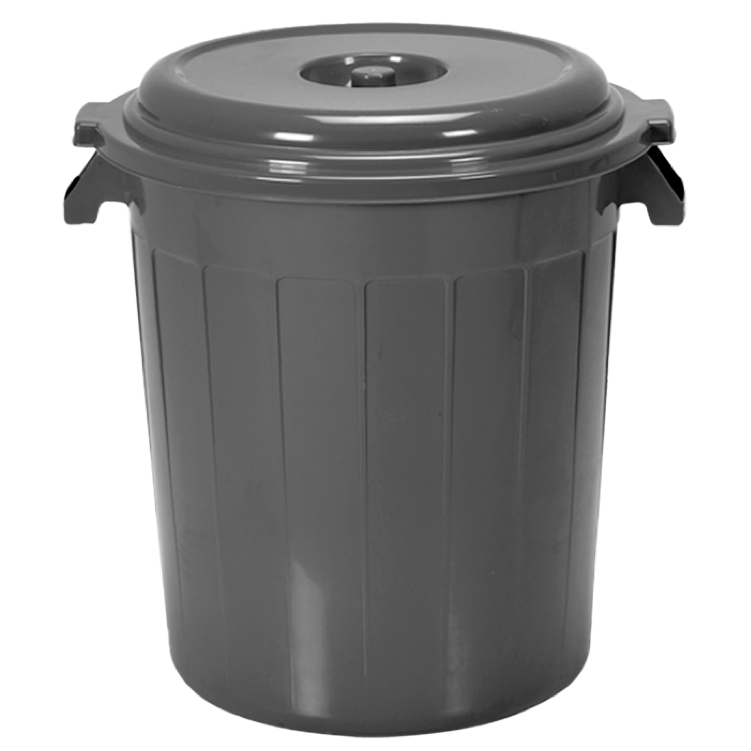 TANQUE 80L GRIS CON TAPA COLPLAST