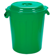 TANQUE 50L VERDE OSCURO CON TAPA U/E 20