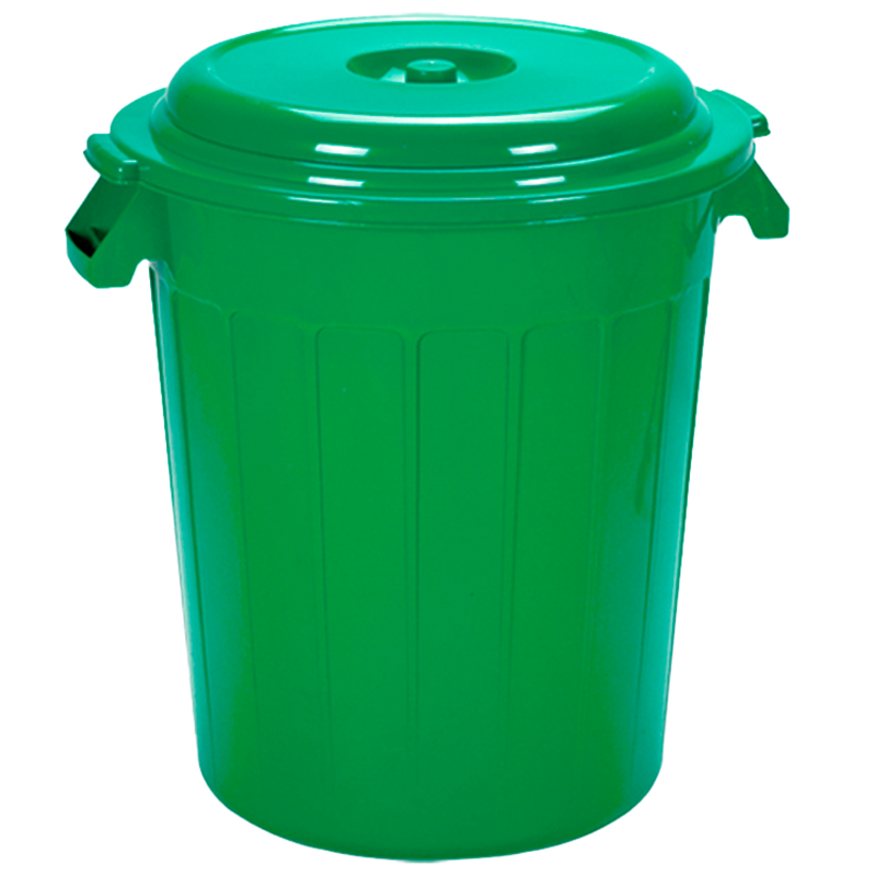 TANQUE 50L VERDE OSCURO CON TAPA U/E 20