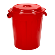 TANQUE 50L ROJO CON TAPA COLPLAST
