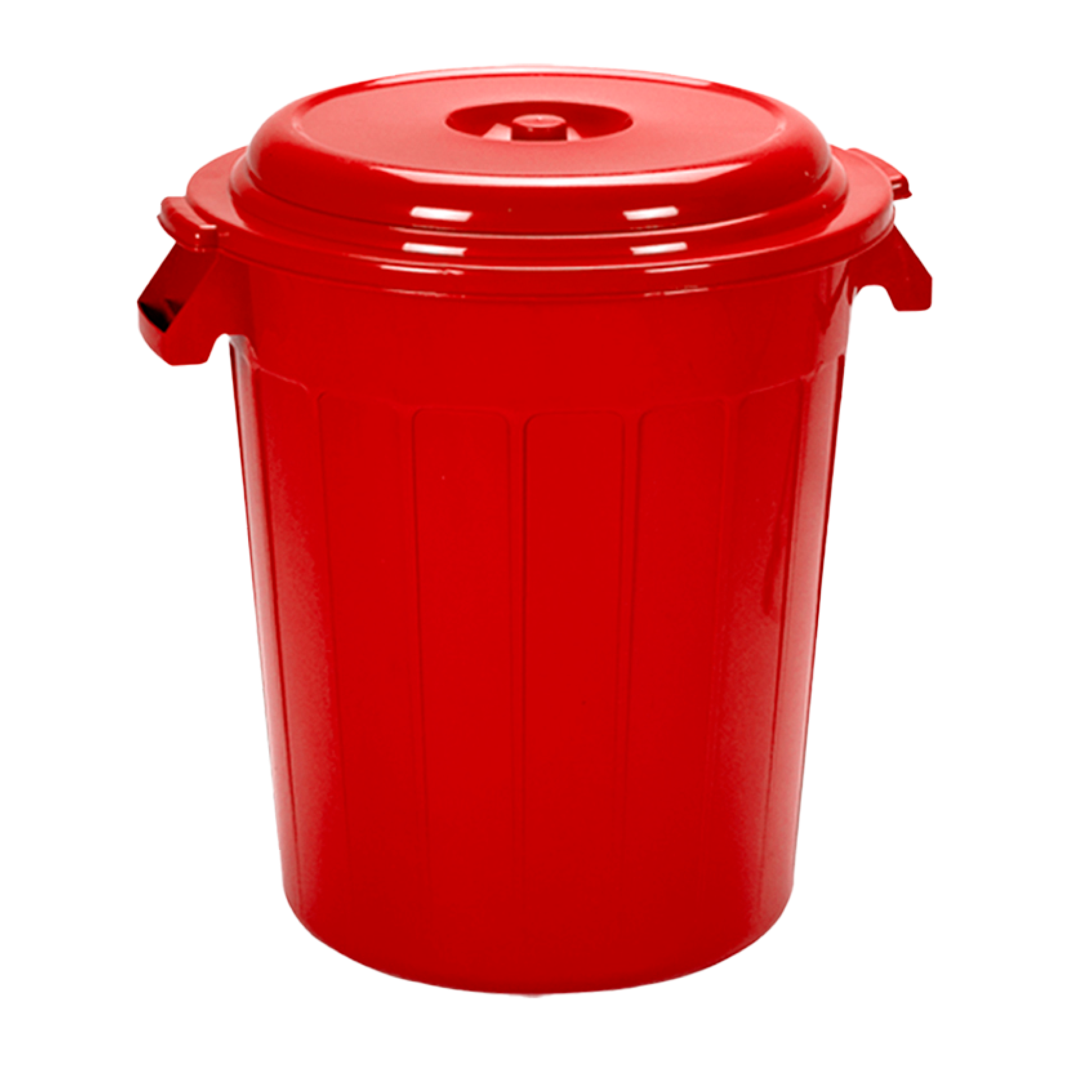 TANQUE 50L ROJO CON TAPA COLPLAST