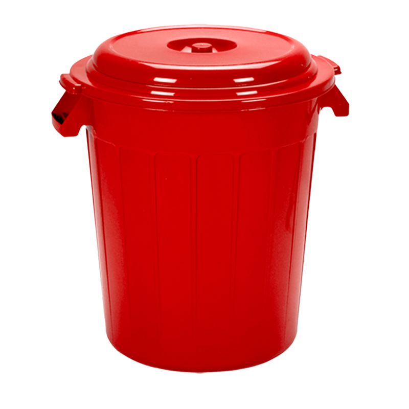 TANQUE 50L ROJO CON TAPA COLPLAST