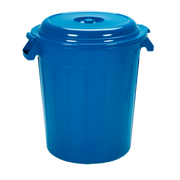 TANQUE 50L AZUL OSCURO C/TAPA COLPLAST