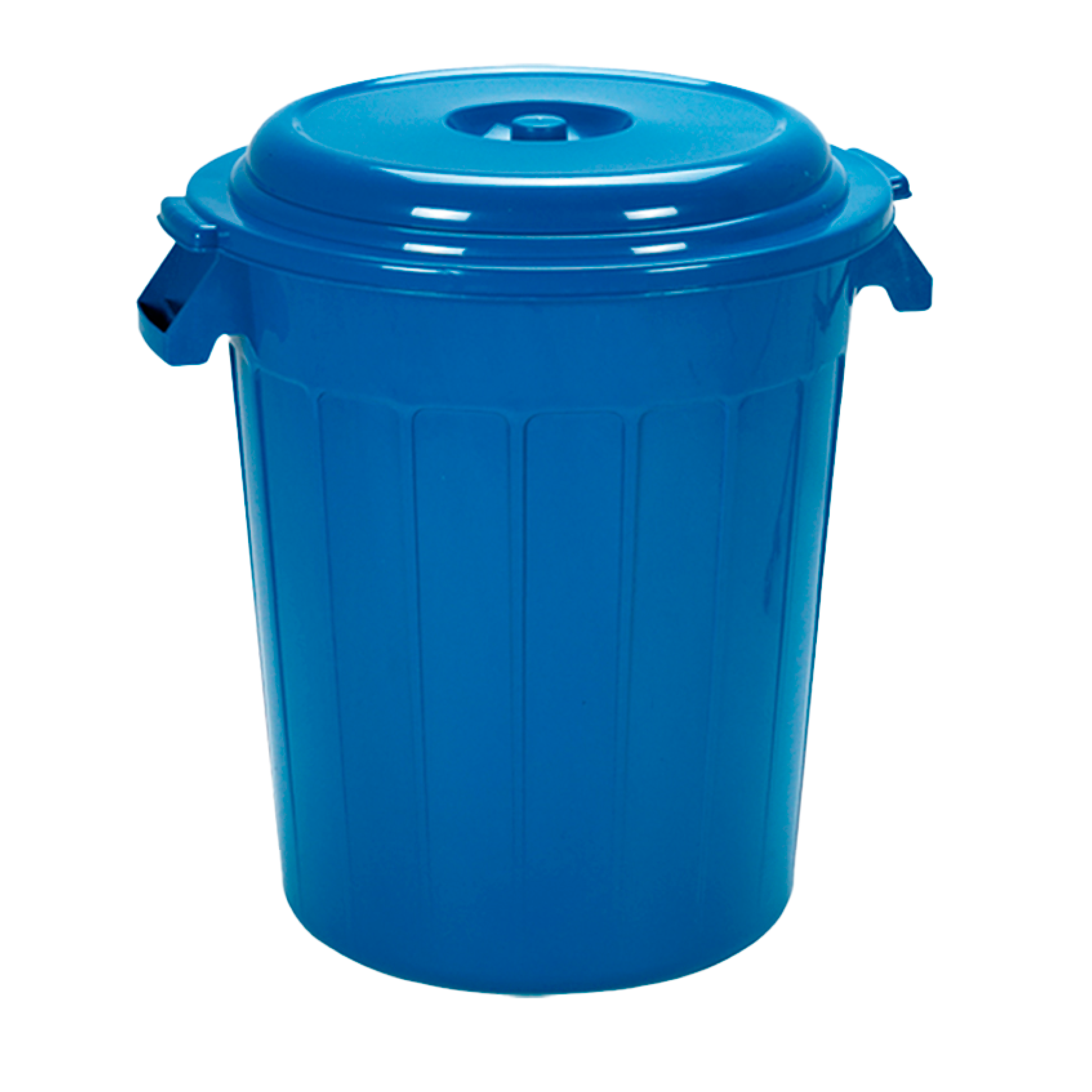 TANQUE 50L AZUL OSCURO C/TAPA COLPLAST