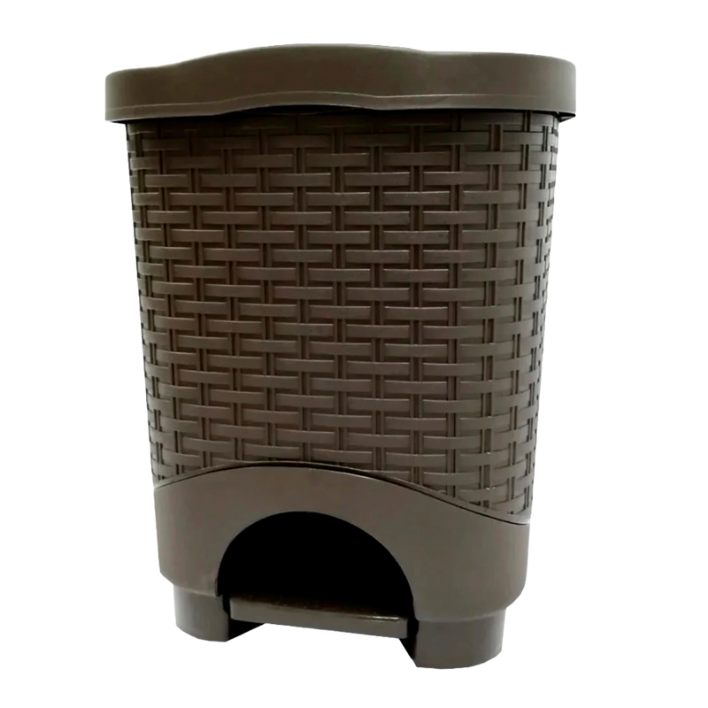 PAPELERA RATTAN PEDAL 12L WENGUE U/E 8