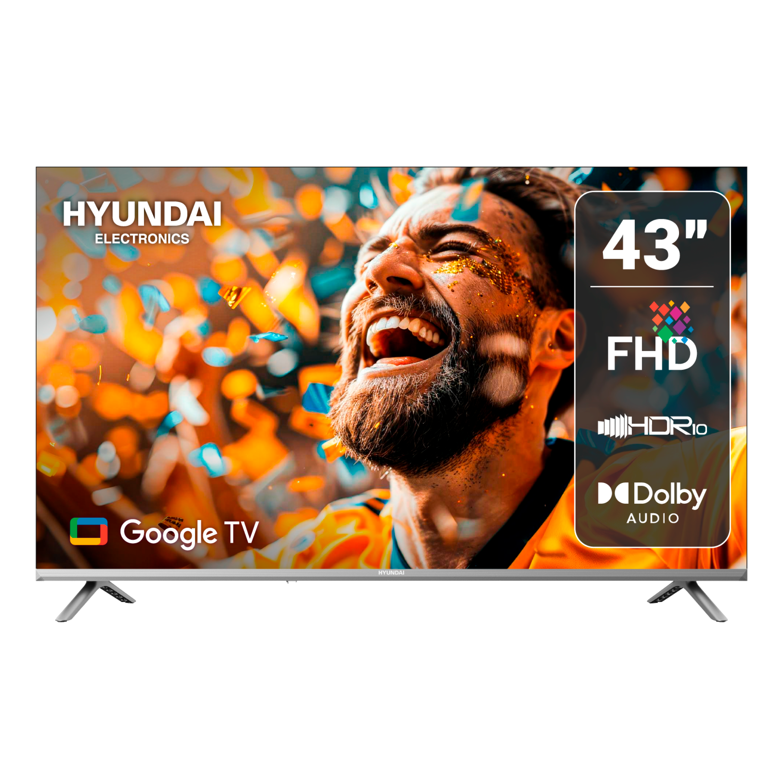 TV 43" LED SMART 109.2 CM GOOGLE HYUNDAI