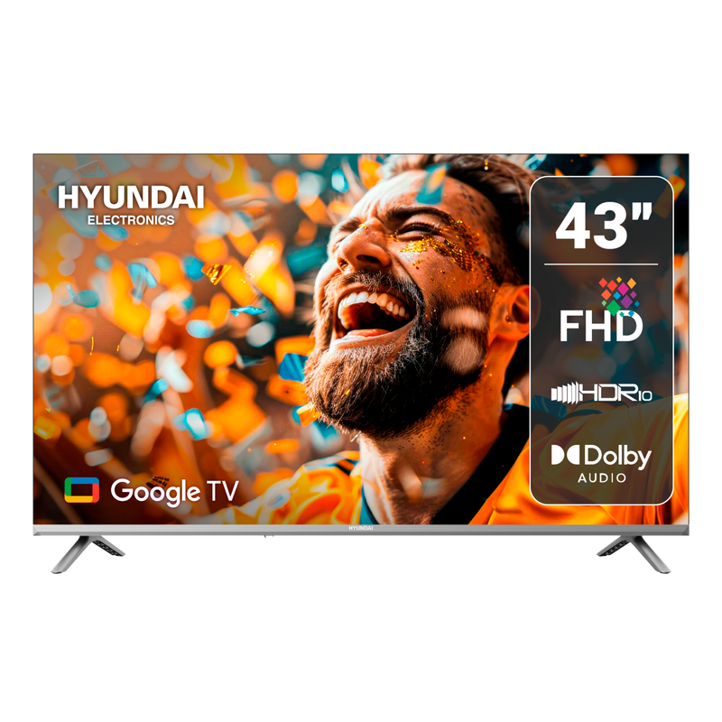 TV 43" LED SMART 109.2 CM GOOGLE HYUNDAI