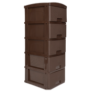 PRACTIMUEBLE PEQ. X5 RATTAN WENGUE COLPL