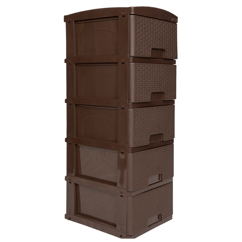 PRACTIMUEBLE PEQ. X5 RATTAN WENGUE COLPL