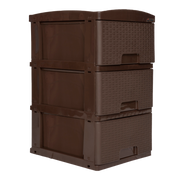 PRACTIMUEBLE PEQ X3 RATTAN WENGUE COLPLA