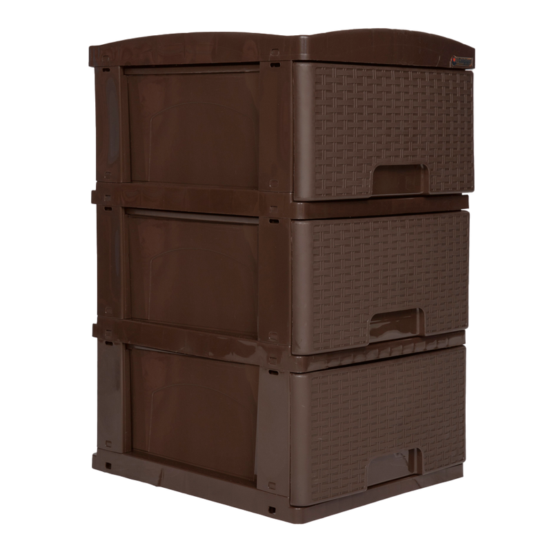 PRACTIMUEBLE PEQ X3 RATTAN WENGUE COLPLA