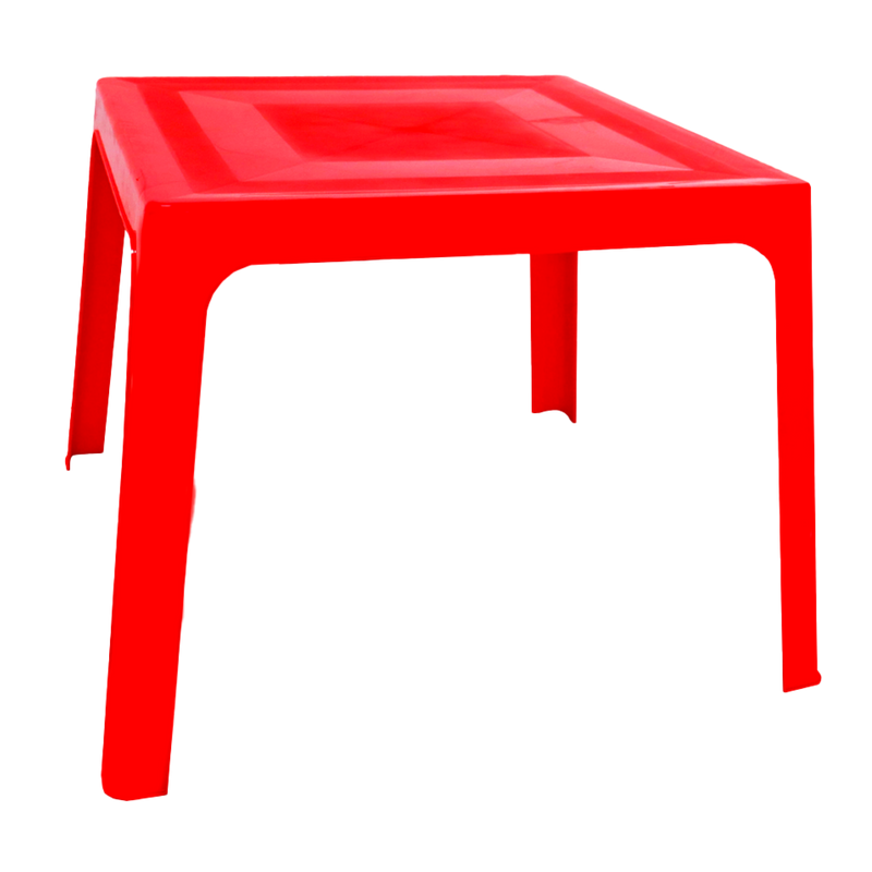 MESA INFANTIL ROJO U/E 25  COLPLAST