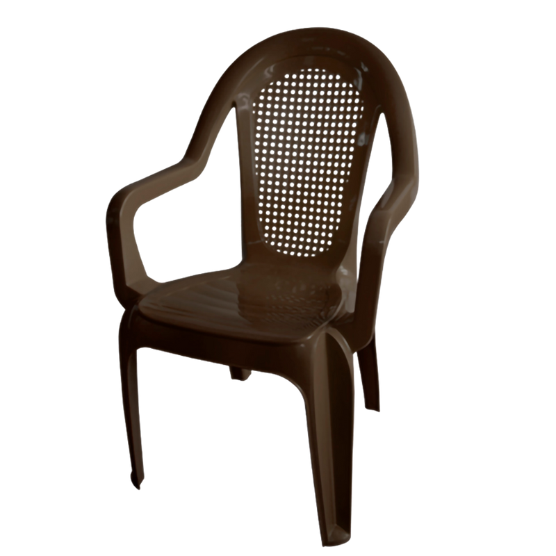 SILLA ALLURE CON BRAZO WENGUE COLPLAST