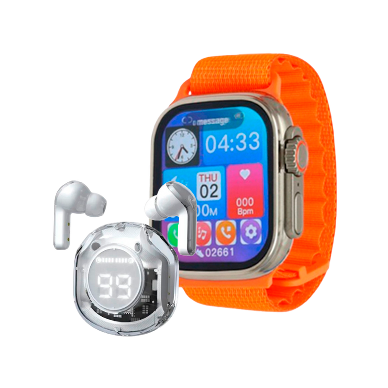 COMBO RELOJ SMART + AUDIFONOS RH TECH